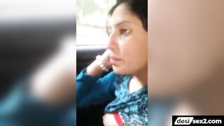 Sexy pathan girl cock sucking in car