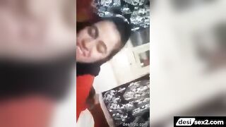 Muslim babe sucks brother's cock