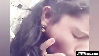 Beautiful mallu girls sucks cock