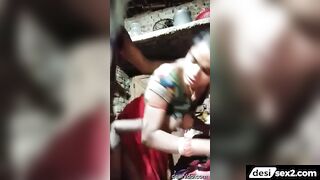 Newly wed dehati bhabhi fucking and sucking cock