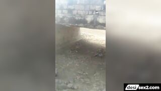 Bihari couple caught fucking under the bridge