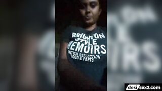 Mallu girl with tanker boobs in selfie video