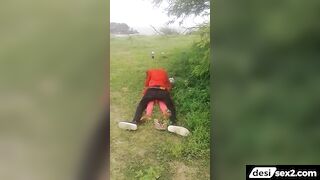 Indian college girl caught fucking outdoor