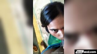 New lover bhabhi gets on knees to suck black cock