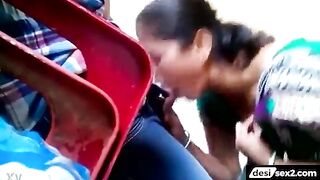 Indian step mom son blowjob video