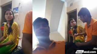Muslim jija trying his luck with young sali's boobs