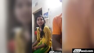 Muslim jija trying his luck with young sali's boobs