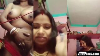 Dost ki chudakkad Bhabhi ne video call me chut dikhai