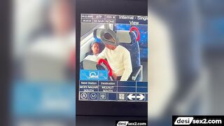 Meerut delhi metro train viral sex video
