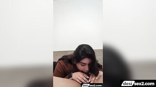 Delhi ki college girl ne mota lund chusa