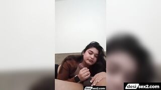 Delhi ki college girl ne mota lund chusa