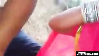 Rajasthani aunty ne lover ka lund chus diya